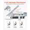 Adjustable Kids Study Desk and Chair Set with Lamp and Tilt Desktop for Study Room